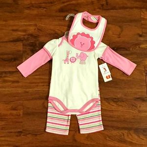 Fisher-Price 3 Piece Outfit 0-3M